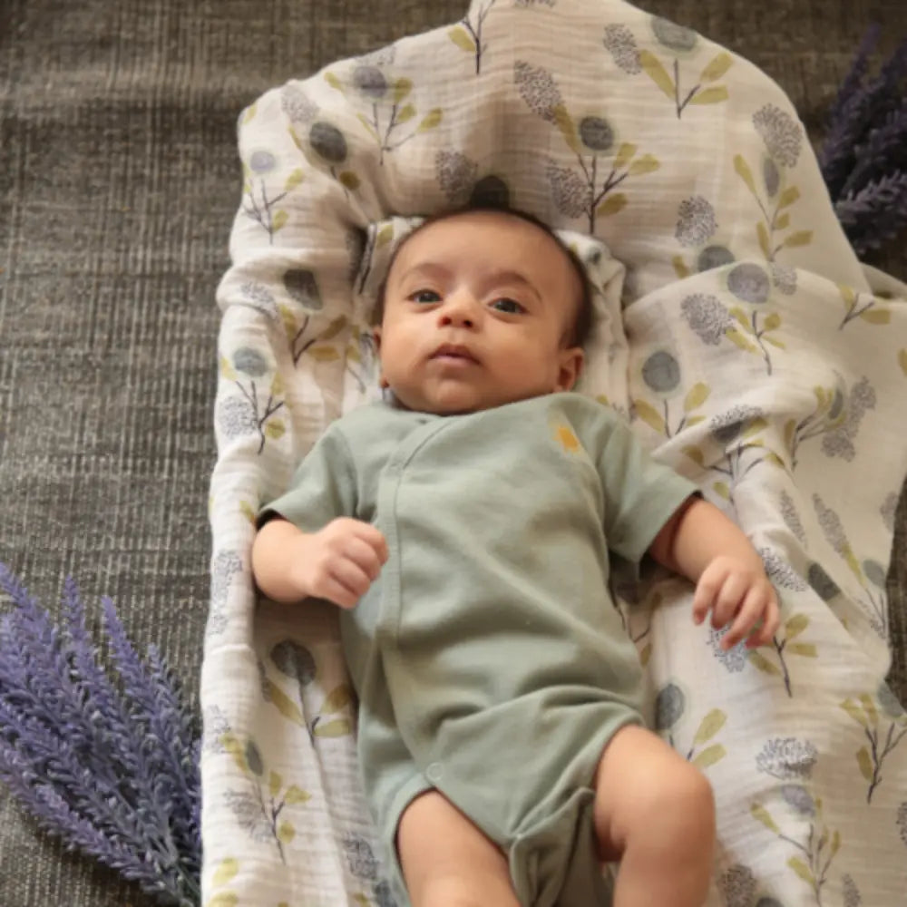 Dulaar Organic Muslin Swaddle (Set of 3)