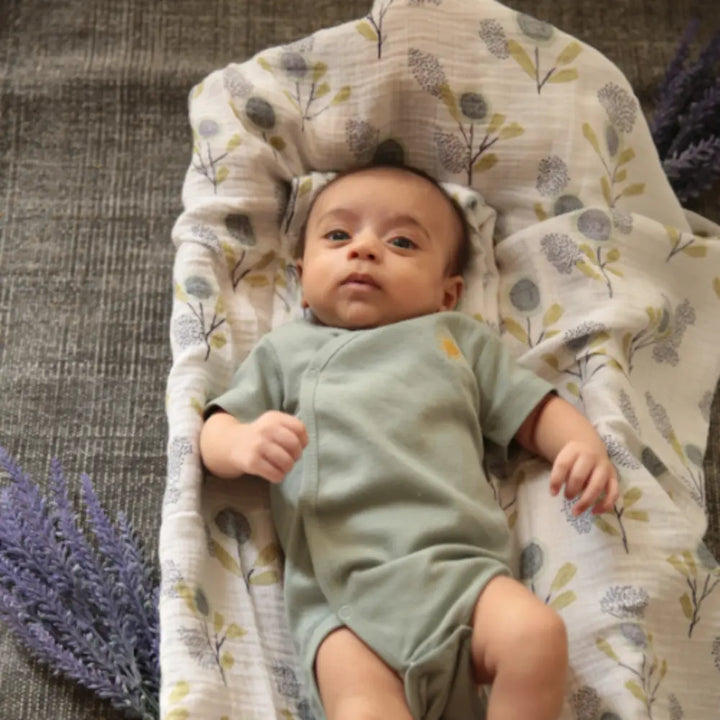 Dulaar Organic Muslin Swaddle (Set of 3)