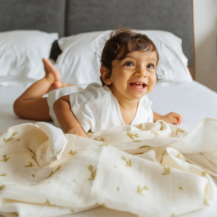 Dulaar Organic Muslin Swaddle (Set of 3)