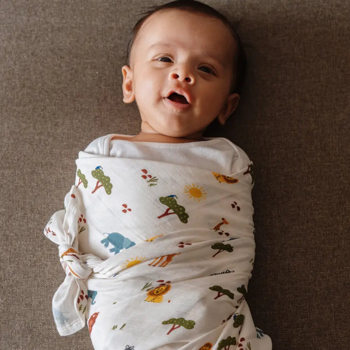 Dulaar Organic Muslin Swaddle (Set of 3)