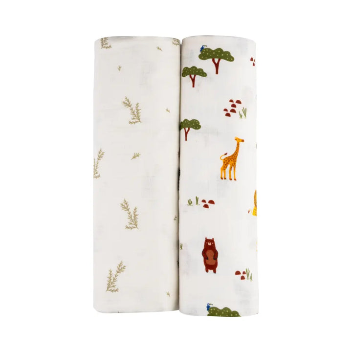 Dulaar Organic Muslin Swaddle (Set of 2)