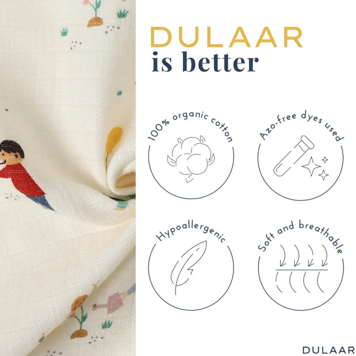 Dulaar Organic Muslin Swaddle