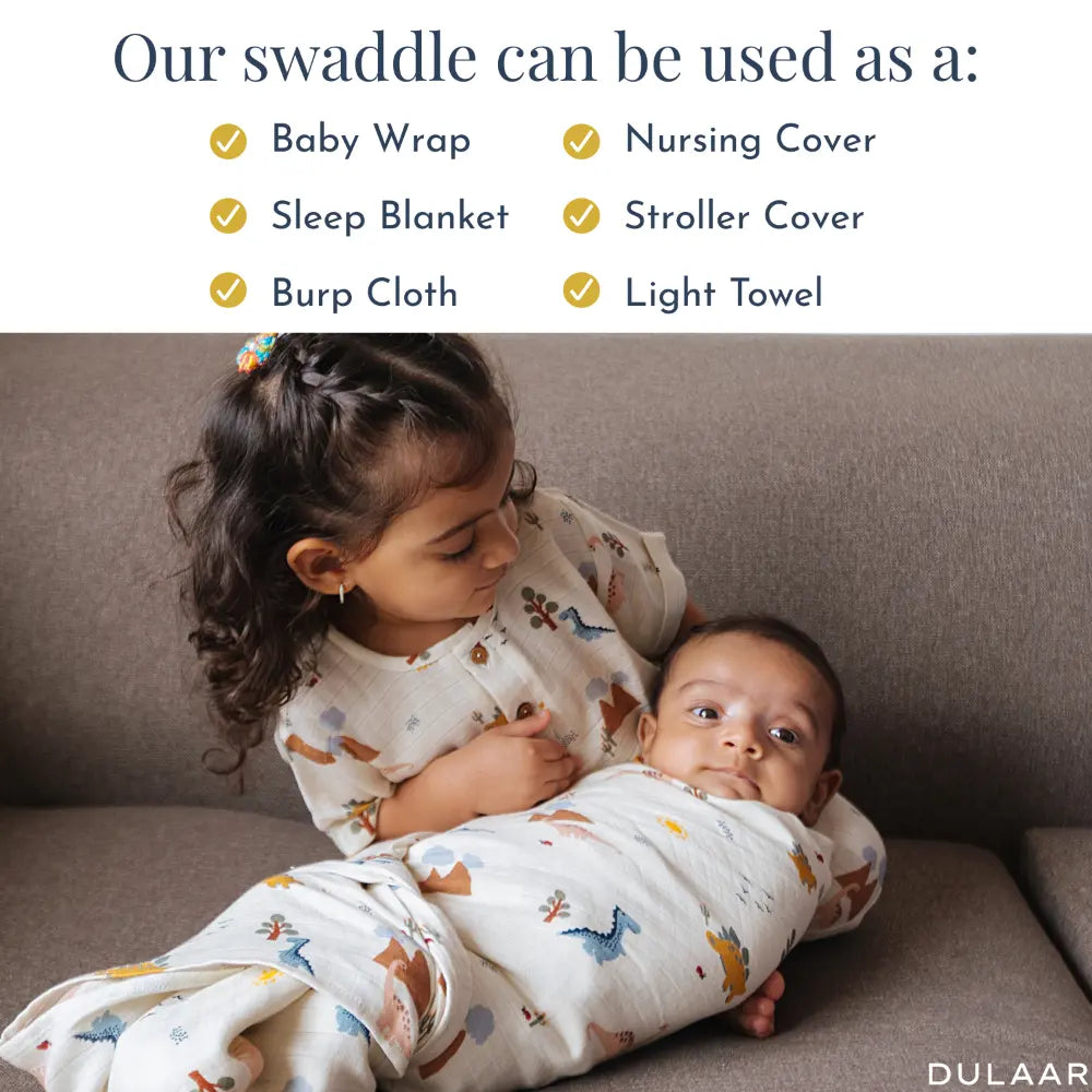 Dulaar Organic Muslin Swaddle