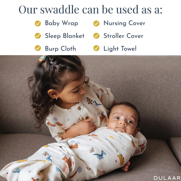 Dulaar Organic Muslin Swaddle