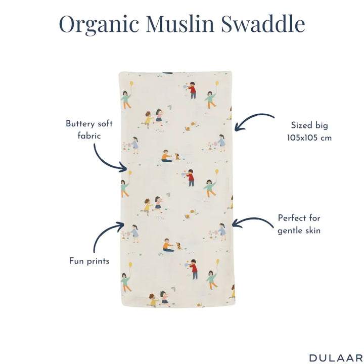 Dulaar Organic Muslin Swaddle