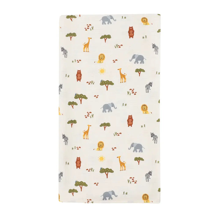 Dulaar Organic Muslin Swaddle for Newborns - Nature &amp; Calm Inspired Prints (0- 12months)