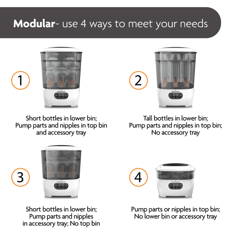 How to store operate bottle sterilizer