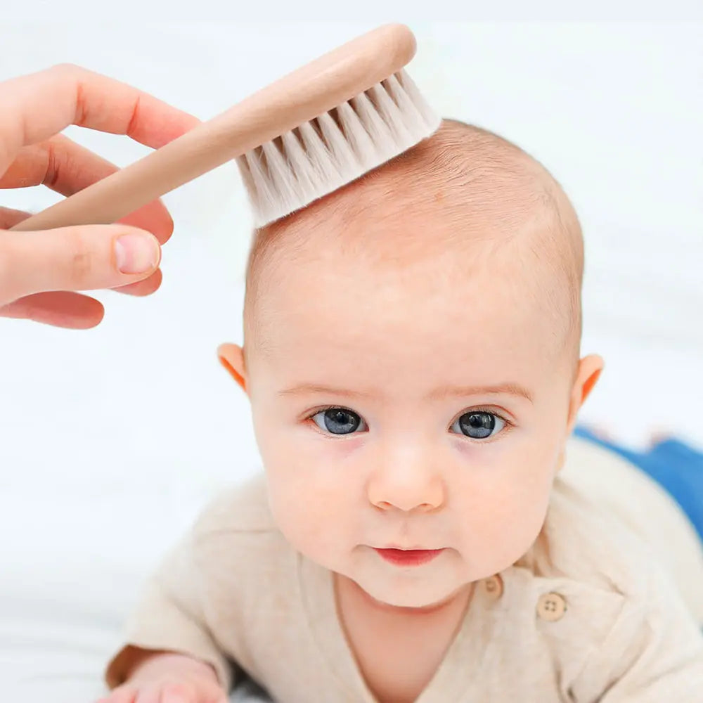 Haakaa Baby Brush &amp; Comb Set – Soft Bristles for Newborn Hair Care