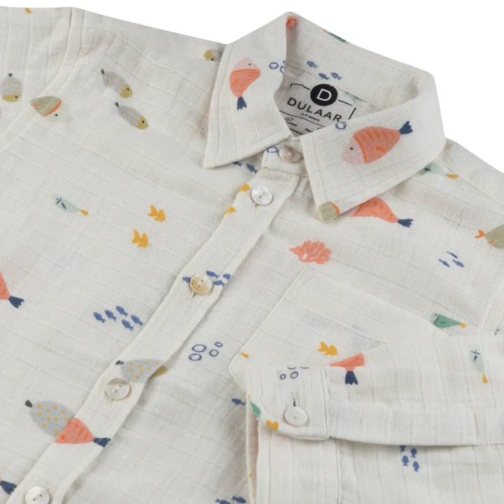 Dulaar Organic Muslin Shirt - Scuba Life