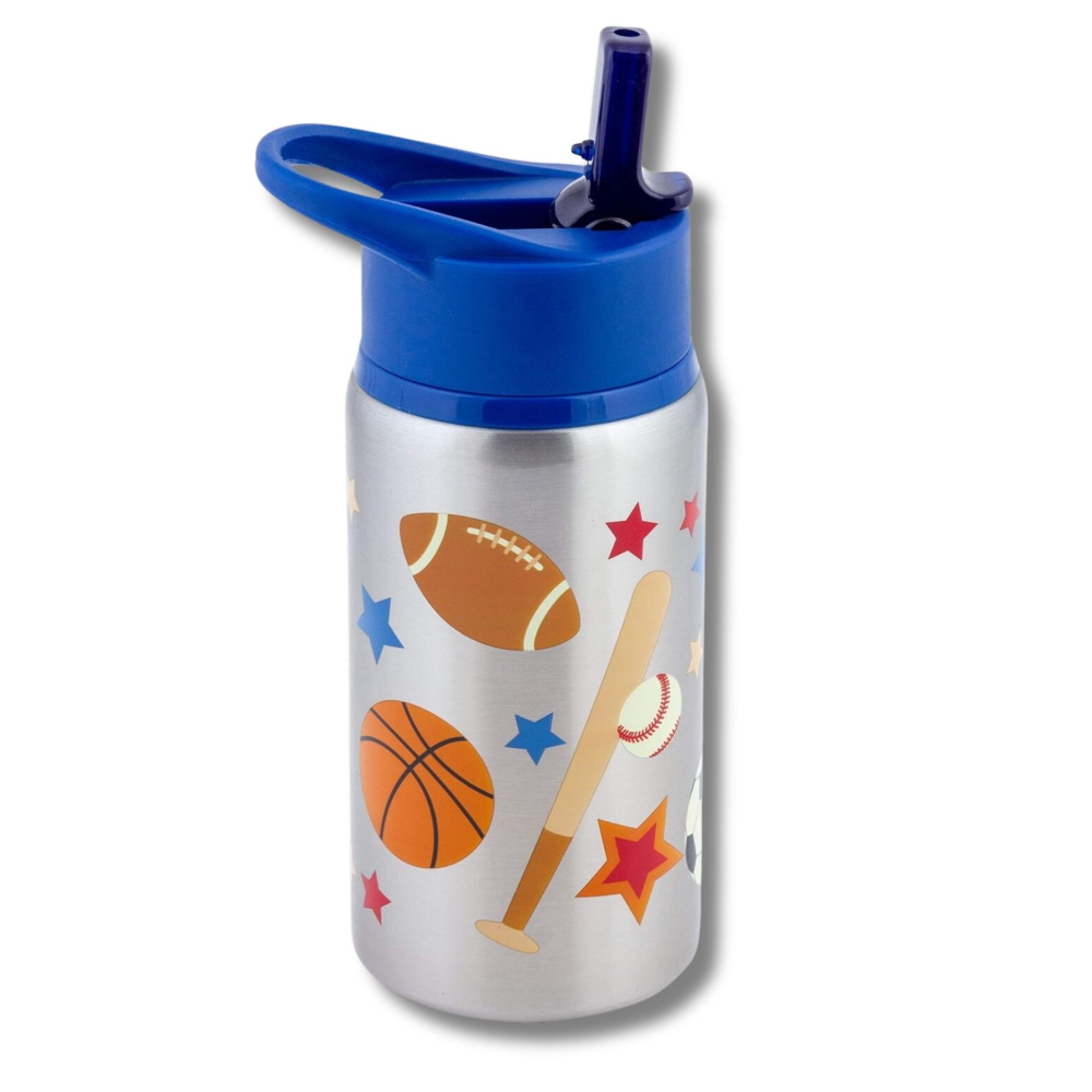 Stephen Joseph Stainless Steel Water Bottles - Sports