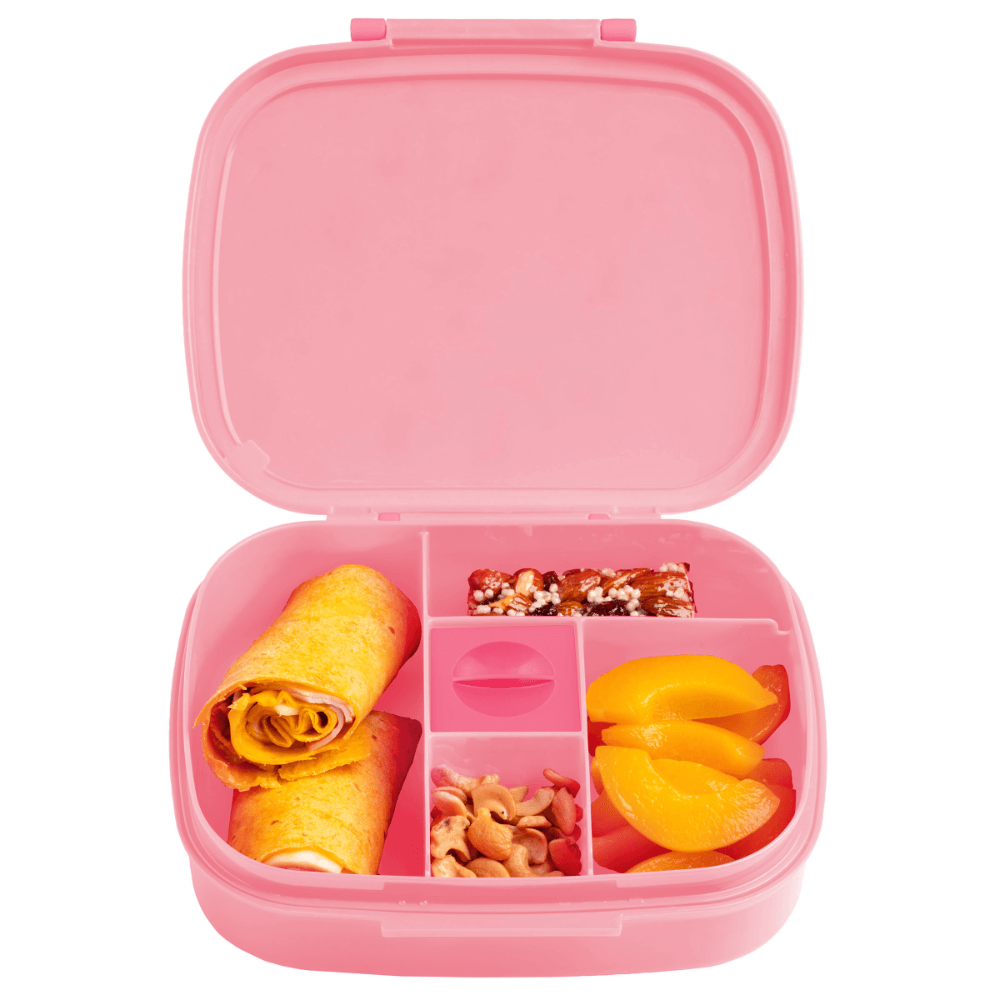 Stephen Joseph Bento Box With Removable Tray - Bento Box Print (Pink)