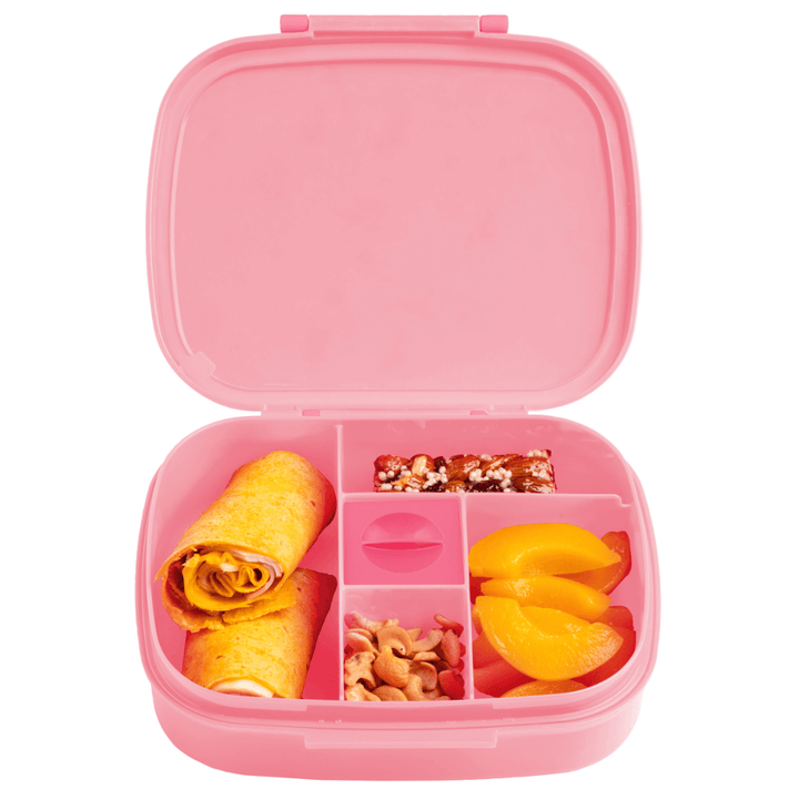 Stephen Joseph Bento Box With Removable Tray - Bento Box Print (Pink)