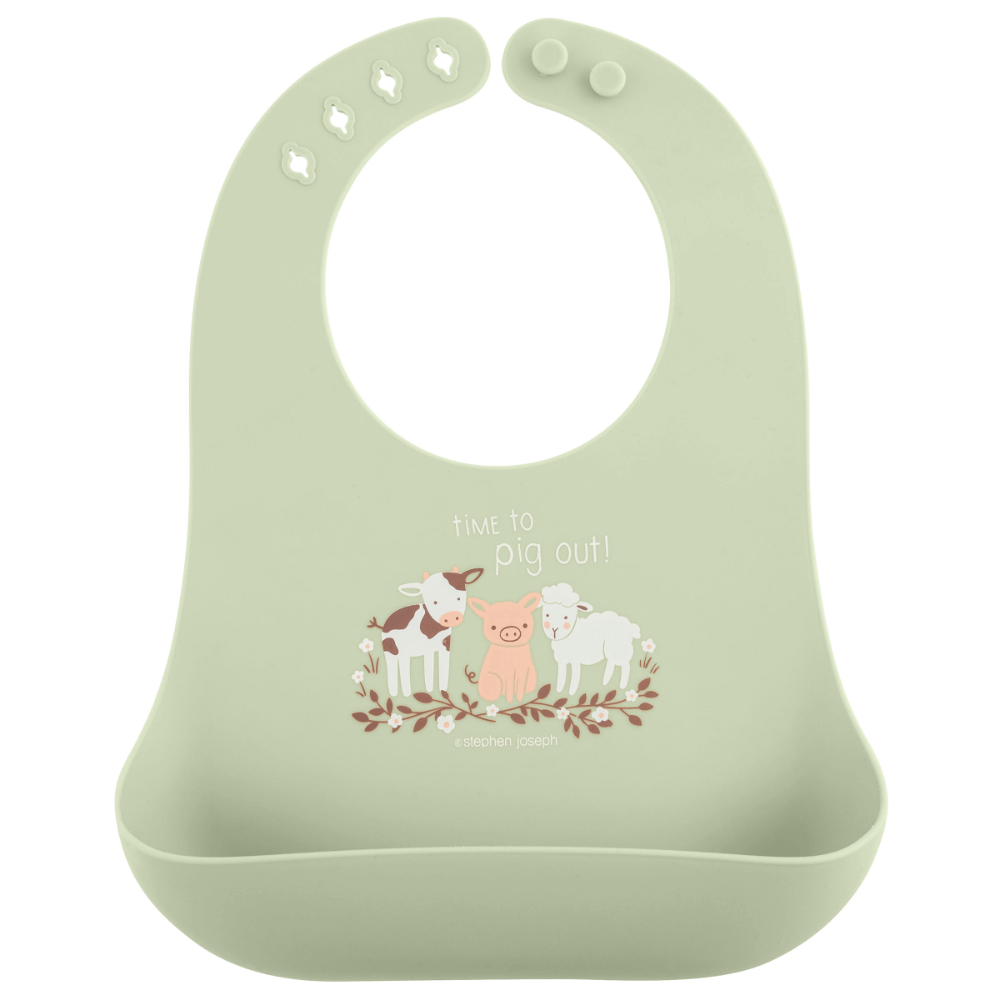 Stephen Joseph Silicone Bib