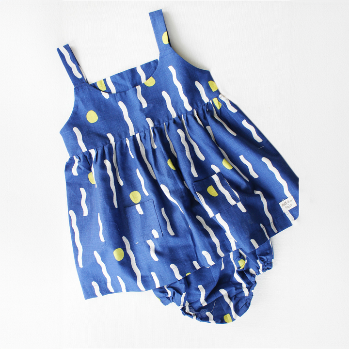 Rattle &amp; Co Wave Chaser Dress With Bloomer