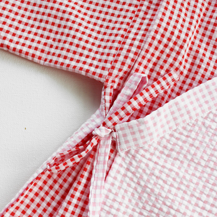 Rattle &amp; Co Strawberry Summer Kimono Shorts Set
