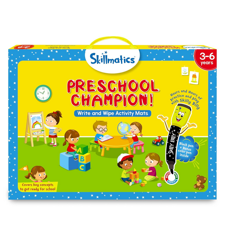 Skillmatics Preschool Champion - Reusable Activity Mats