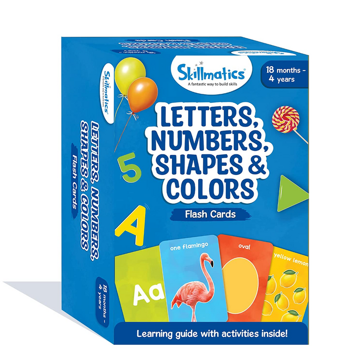 Skillmatics Flash Cards - Letters, Numbers, Shapes &amp; Colors