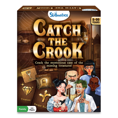 Skillmatics Catch The Crook - Strategy & Mystery Board Game 