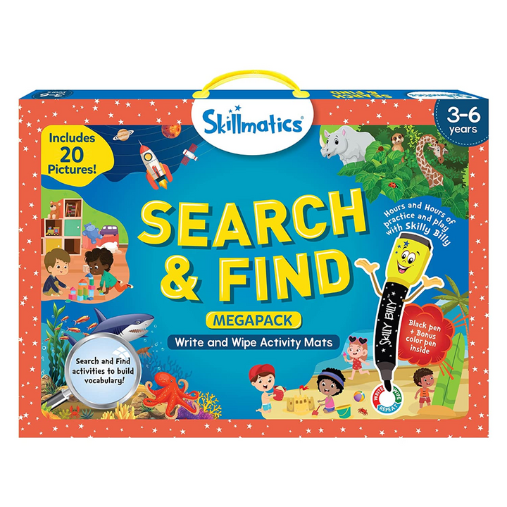 Skillmatics Search &amp; Find Megapack - Reusable Activity Mats