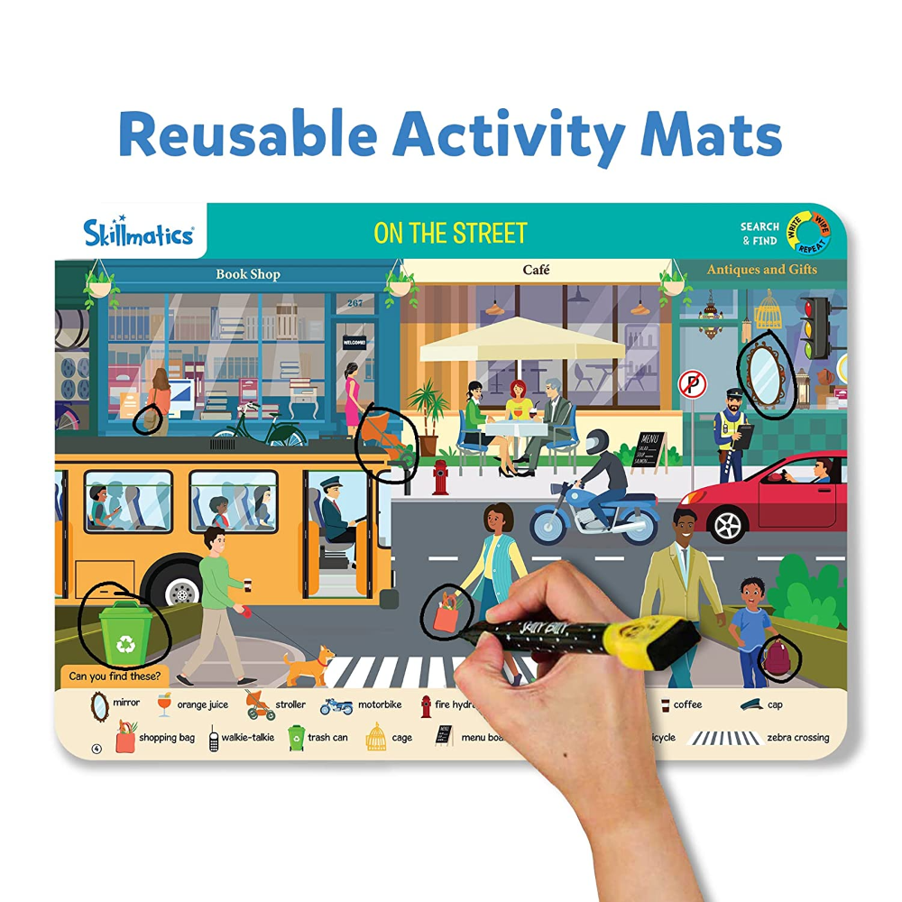 Skillmatics Search & Find Megapack - Reusable Activity Mats