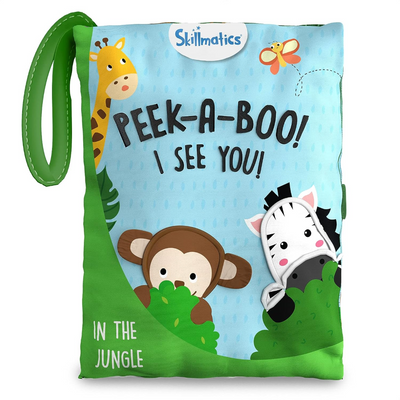 Skillmatics Peek-A-Boo - Jungle Theme Soft Cloth Book 