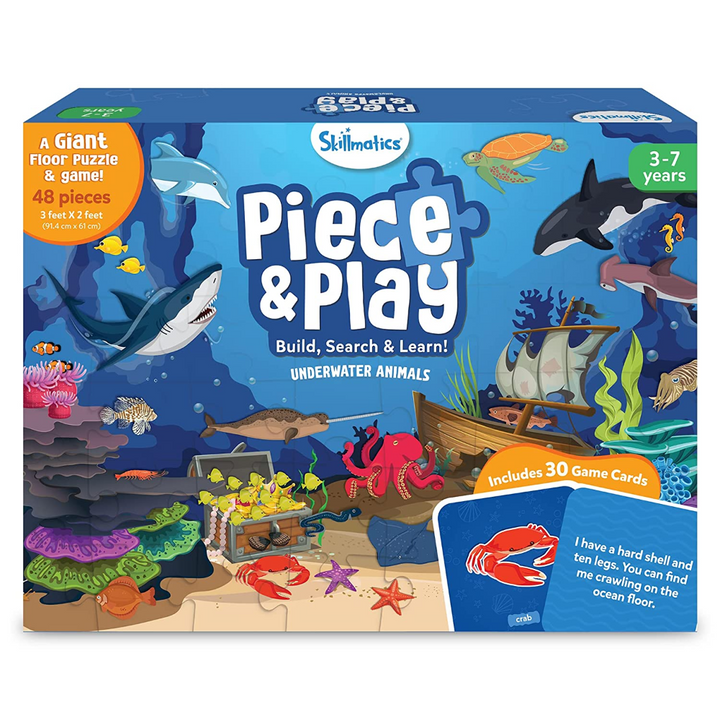 Skillmatics Piece &amp; Play - Underwater Animals Game
