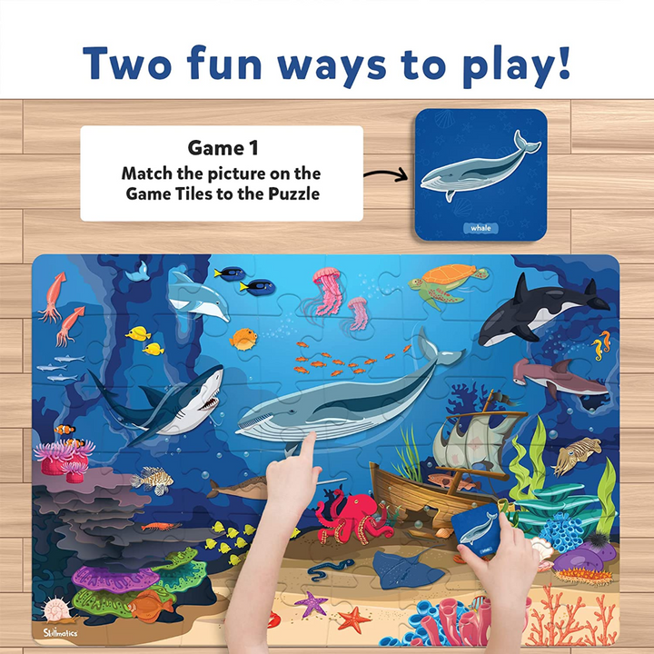 Skillmatics Piece &amp; Play - Underwater Animals Game