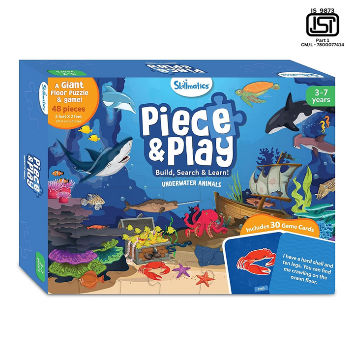 Skillmatics Piece &amp; Play - Underwater Animals Game