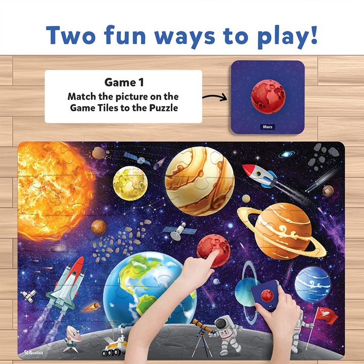 Skillmatics Piece &amp; Play - Up In Space Game