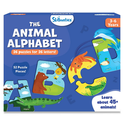 Skillmatics The Animal Alphabet Educational Jigsaw Puzzle