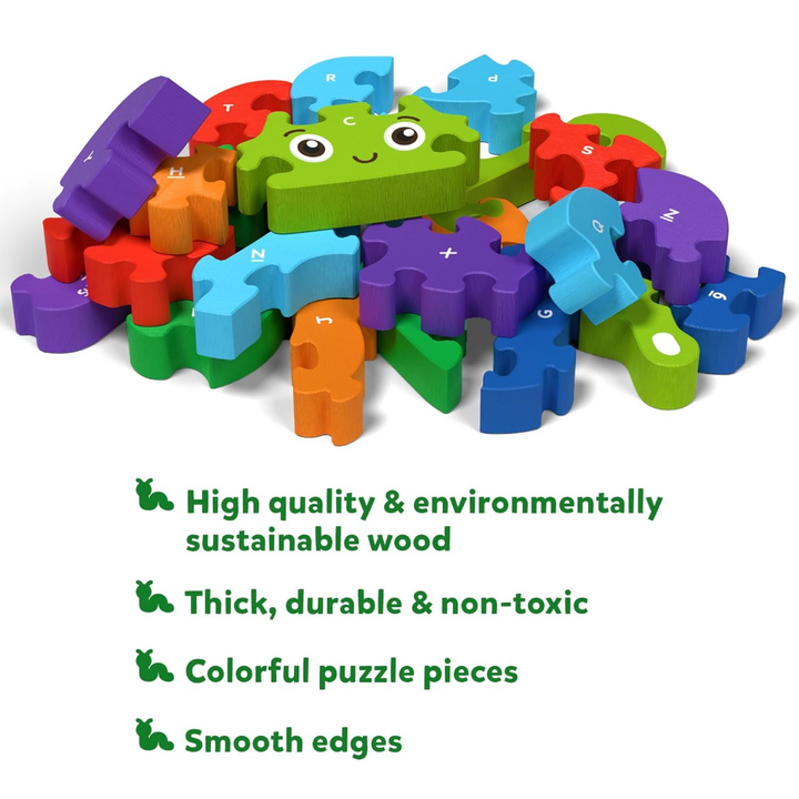 Skillmatics The Clever Caterpillar Wooden Puzzle 