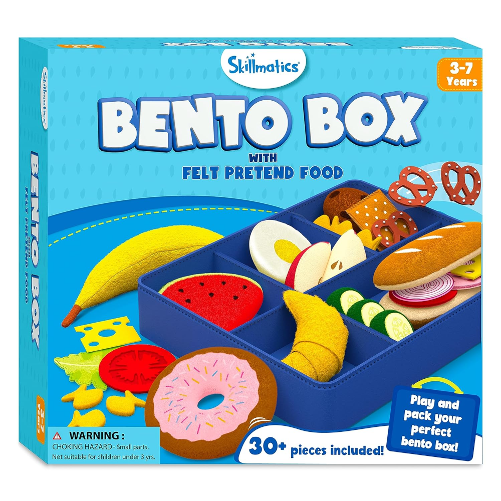 Skillmatics Bento Box Blue - Pretend Play Kitchen Toys