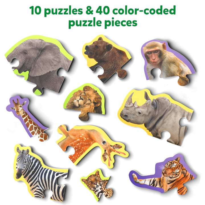 Skillmatics Step By Step Puzzle - Wild Animals