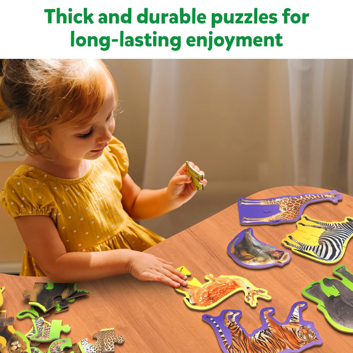 Skillmatics Step By Step Puzzle - Wild Animals