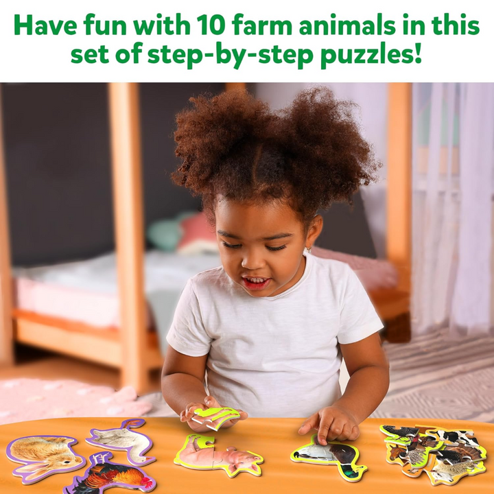 Skillmatics Step By Step Puzzle - Farm Animals