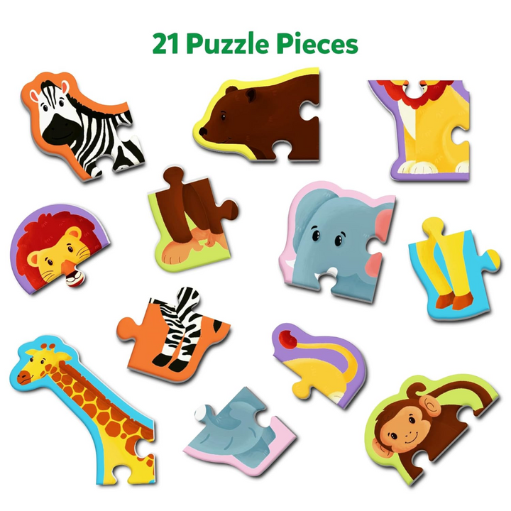Skillmatics My First Puzzle Set - Wild Animals