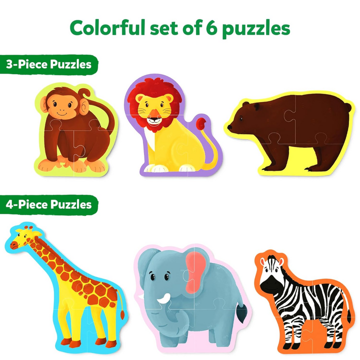 Skillmatics My First Puzzle Set - Wild Animals