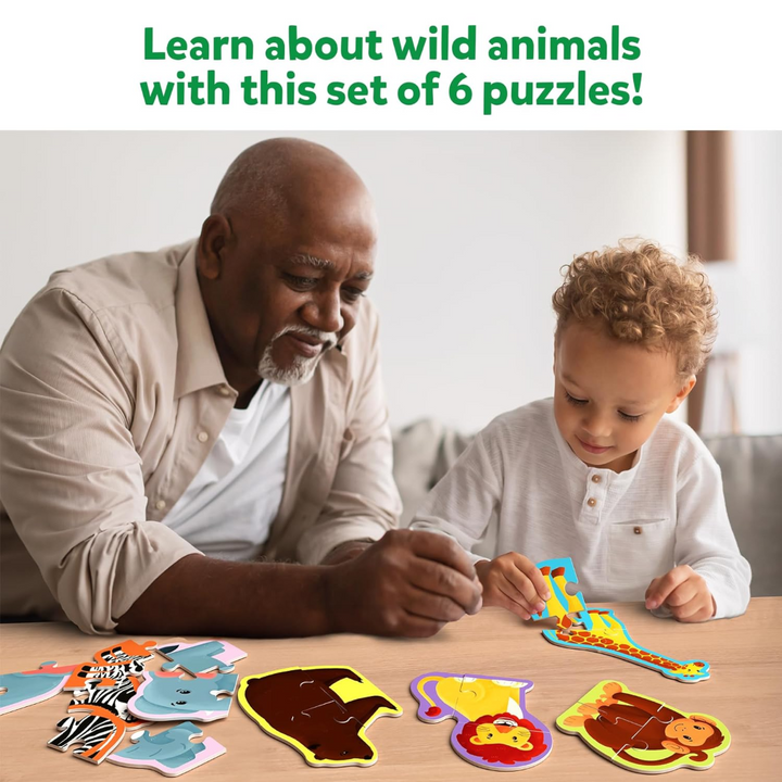 Skillmatics My First Puzzle Set - Wild Animals