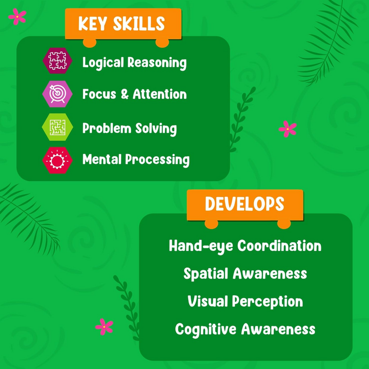 Skillmatics My First Puzzle Set - Wild Animals