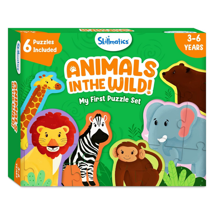 Skillmatics My First Puzzle Set - Wild Animals