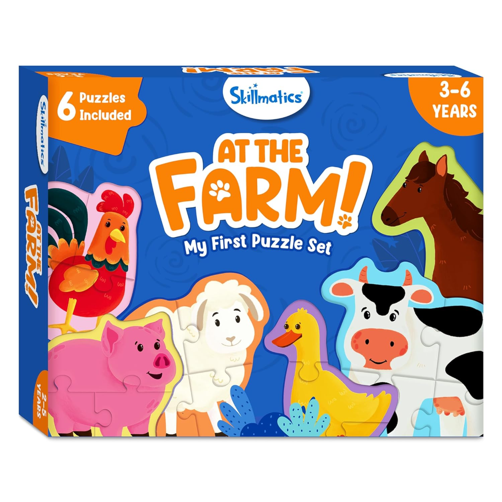 Skillmatics My First Puzzle Set - Farm Animal