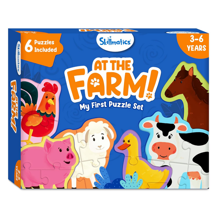 Skillmatics My First Puzzle Set - Farm Animal