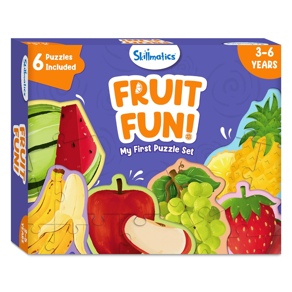 Skillmatics My First Puzzle Set - Fruit Fun