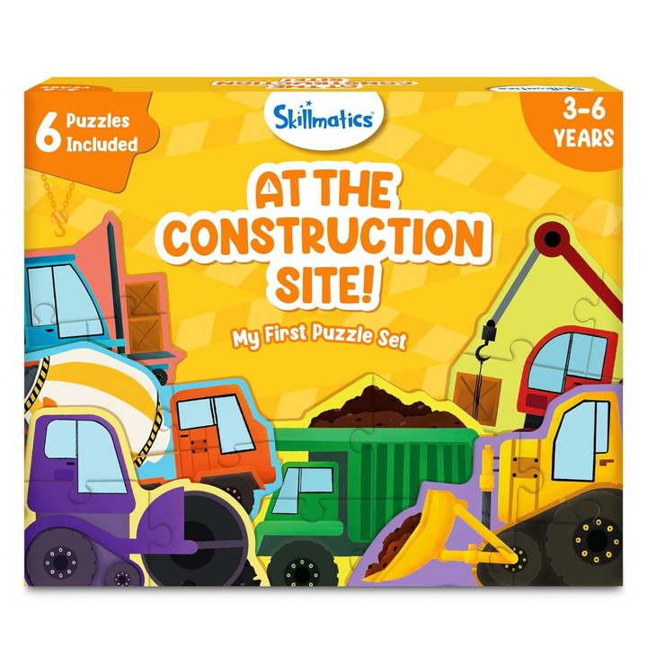 Skillmatics My First Puzzle Set - At The Construction Site