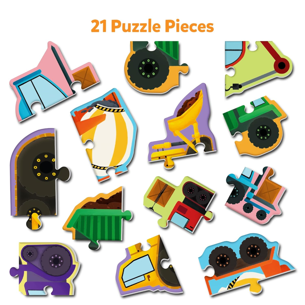 Skillmatics My First Puzzle Set - At The Construction Site