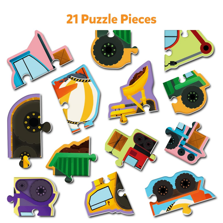 Skillmatics My First Puzzle Set - At The Construction Site