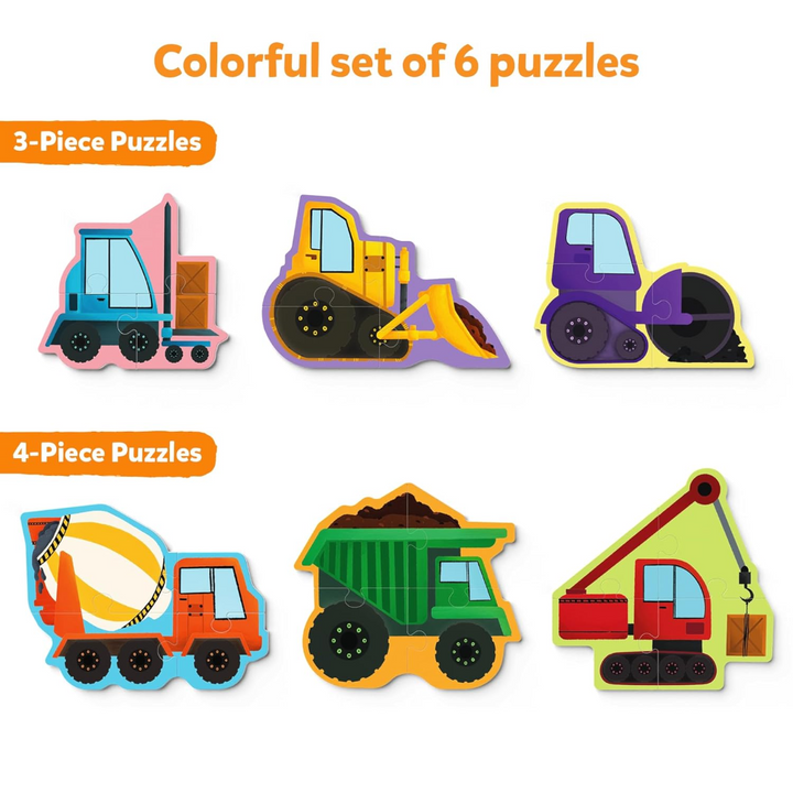 Skillmatics My First Puzzle Set - At The Construction Site