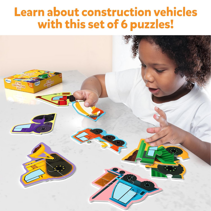 Skillmatics My First Puzzle Set - At The Construction Site