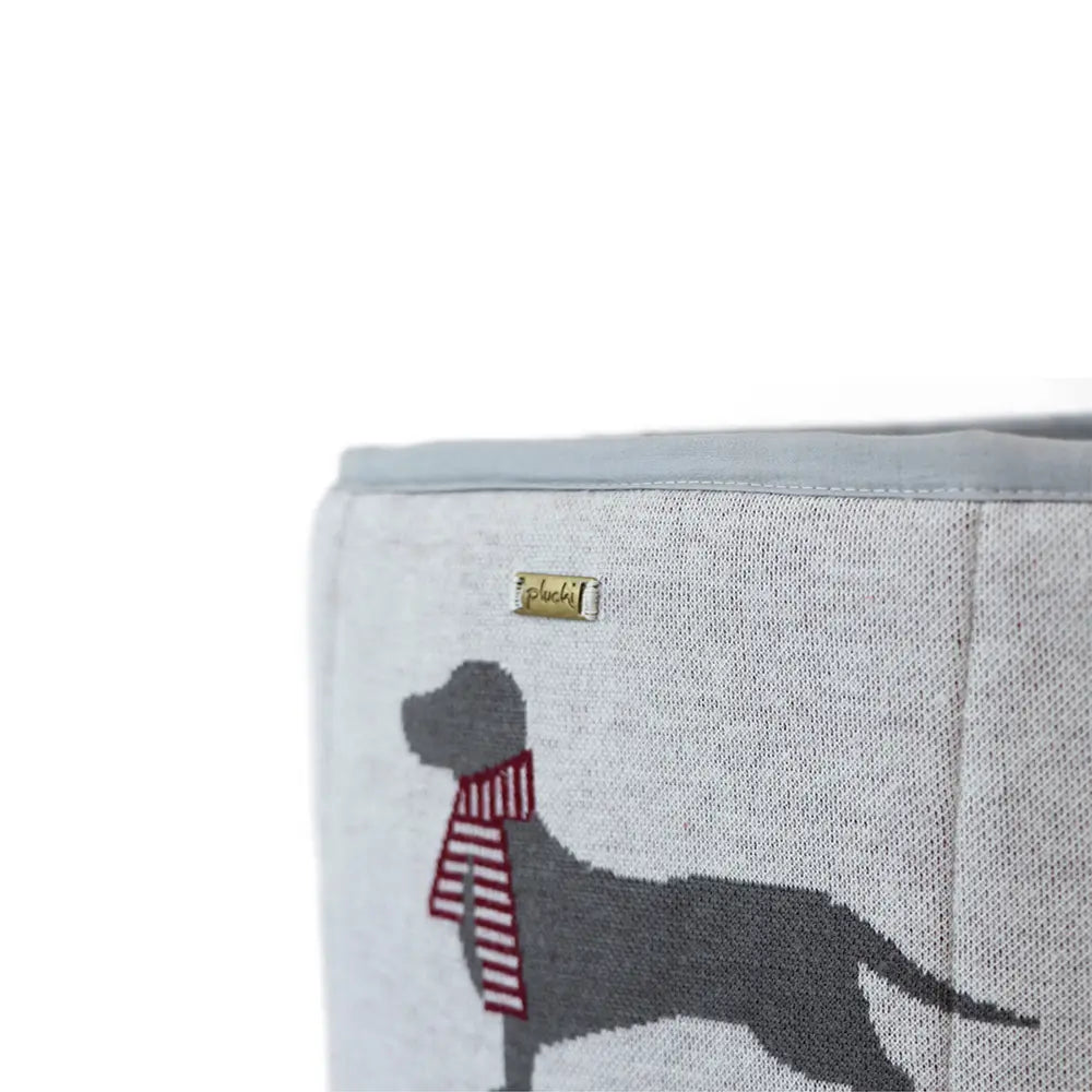 Pluchi Cotton Knitted Kids Storage Basket – For Toys &amp; Play Accessories