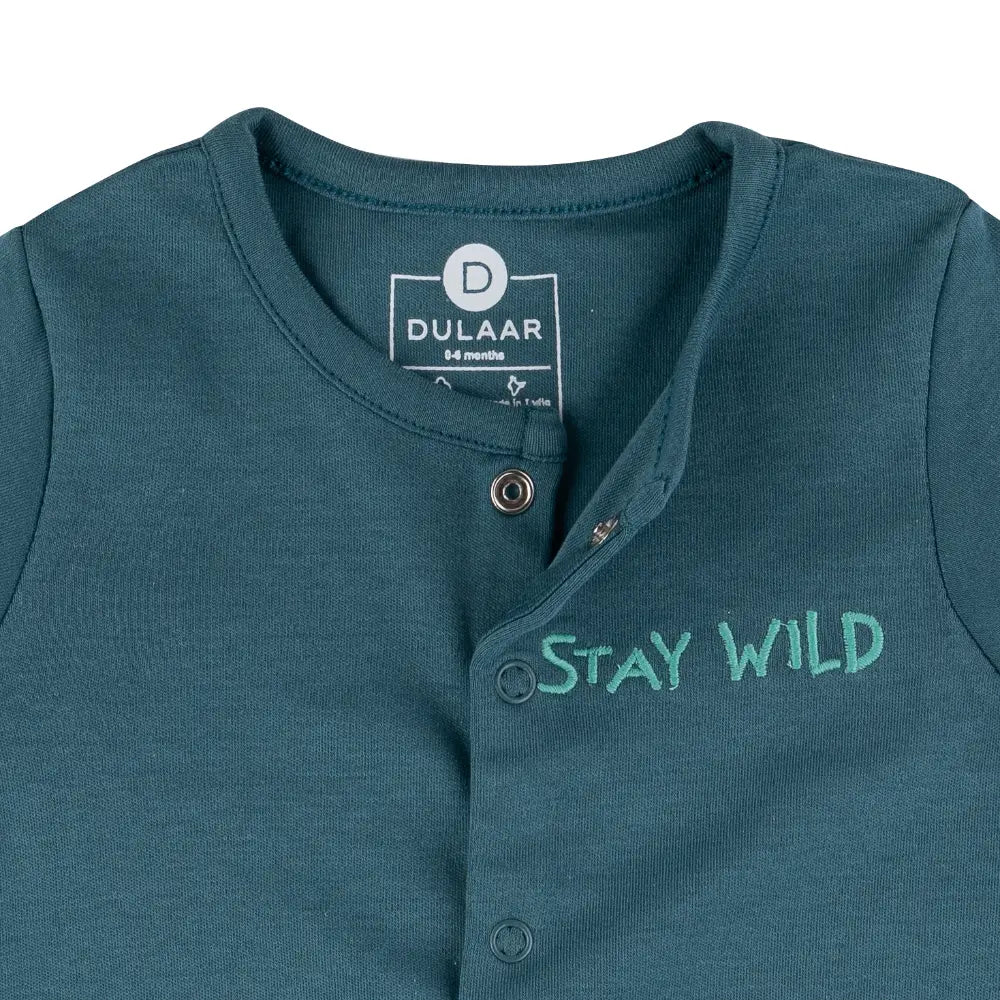 Dulaar Cotton Sleepsuit Wildride - Set of 3